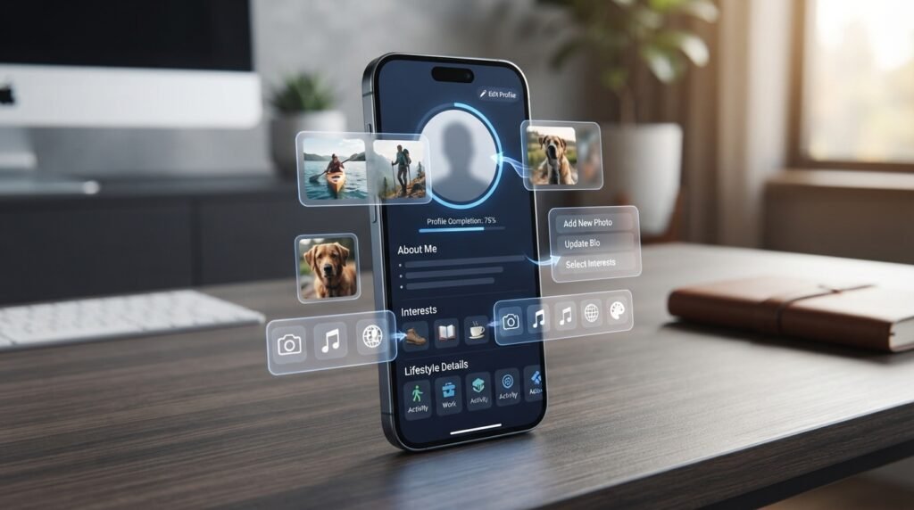 Improving dating app profile photos and bio