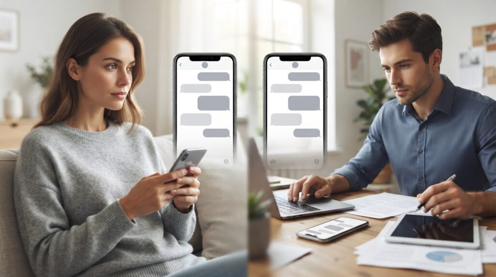 Person stopping communication on a dating app